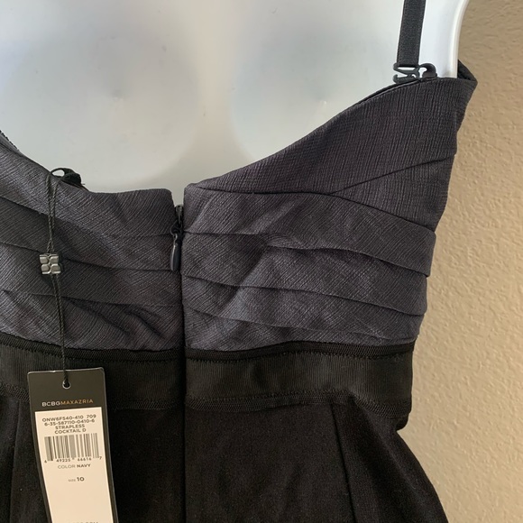 BCBG- Black strapless dress - Picture 4 of 5